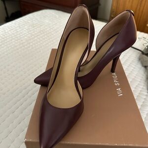 Michael Kors Women's Burgundy Heels